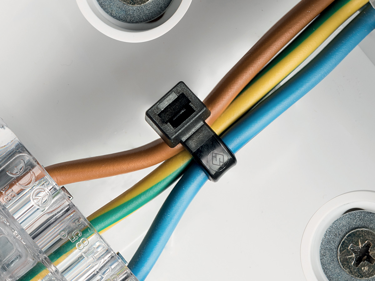 SAPI SELCO 491140 Kabelbinder  Länge 450 mm Breite 7,5 mm Polyamid schwarz UV-be 